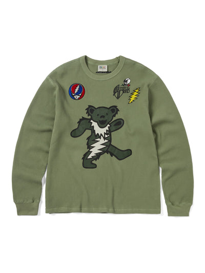 GD Peace Bears Waffle L/S Top