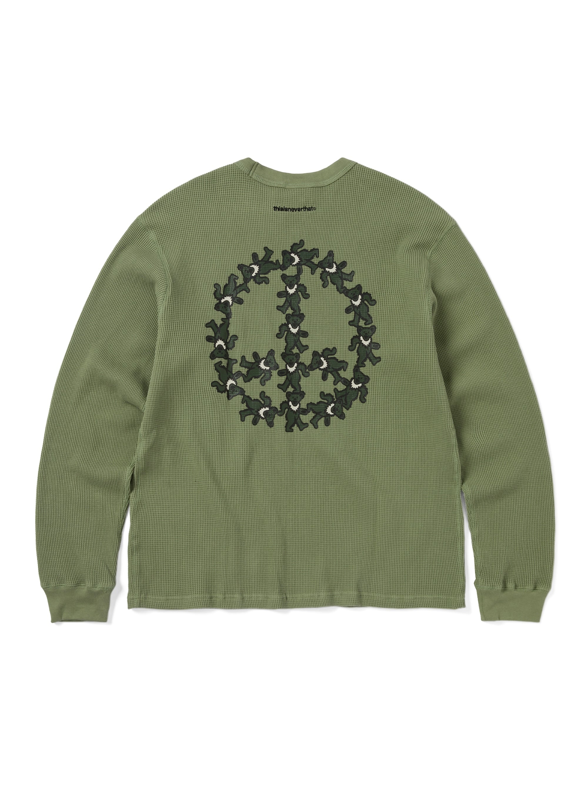 GD Peace Bears Waffle L/S Top