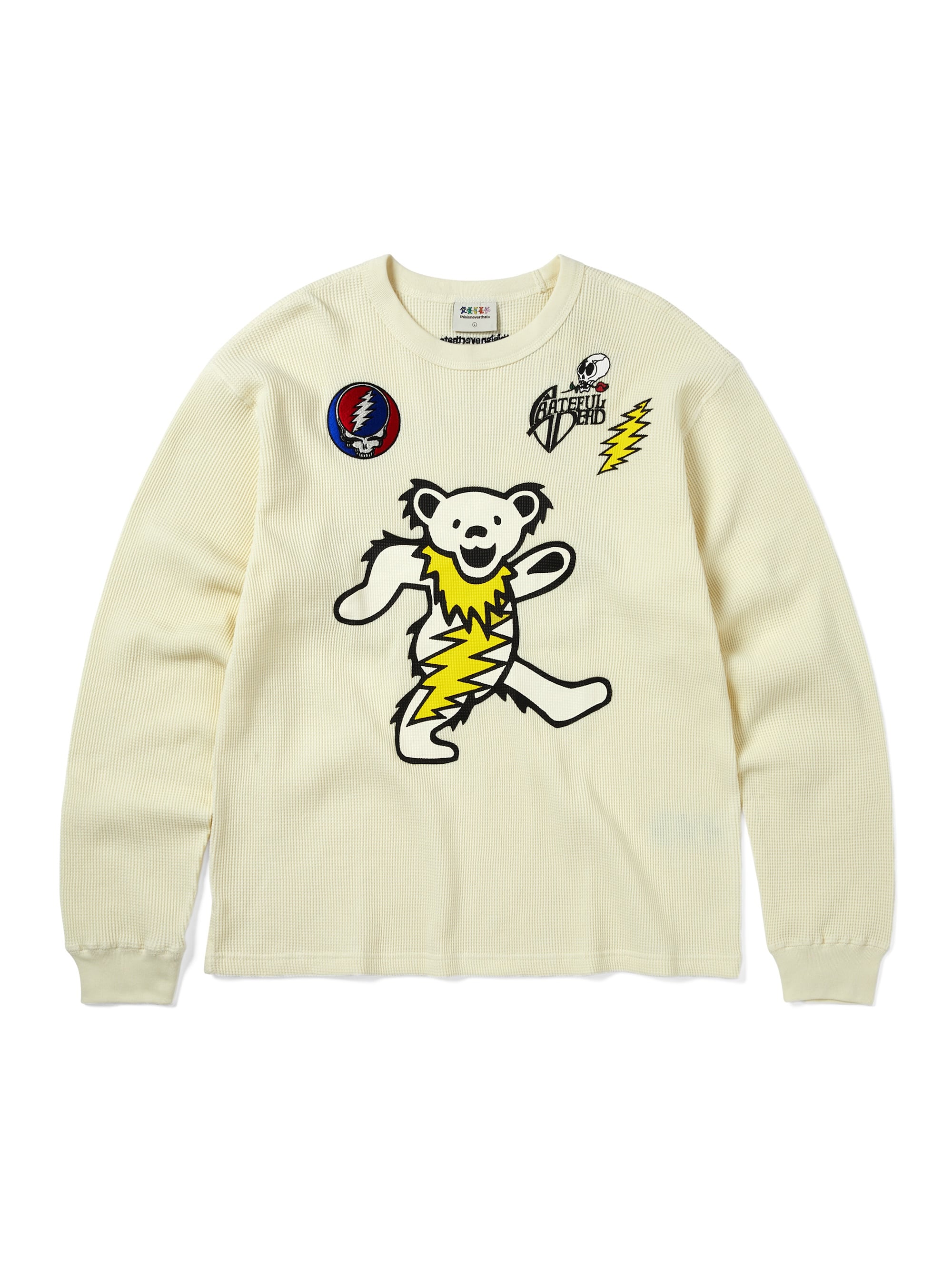 GD Peace Bears Waffle L/S Top