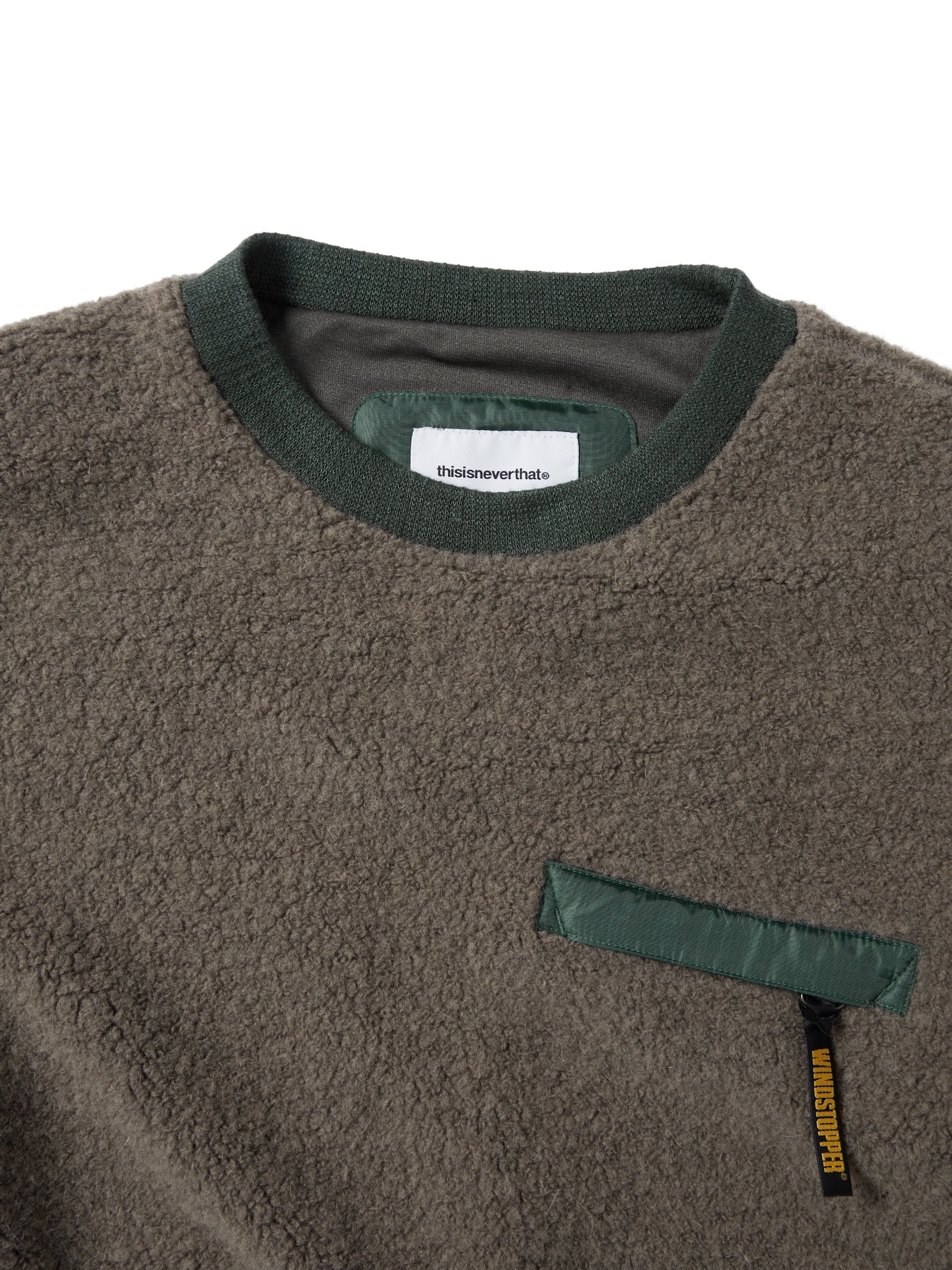 GORE-TEX WINDSTOPPER® Wool Fleece Crewneck