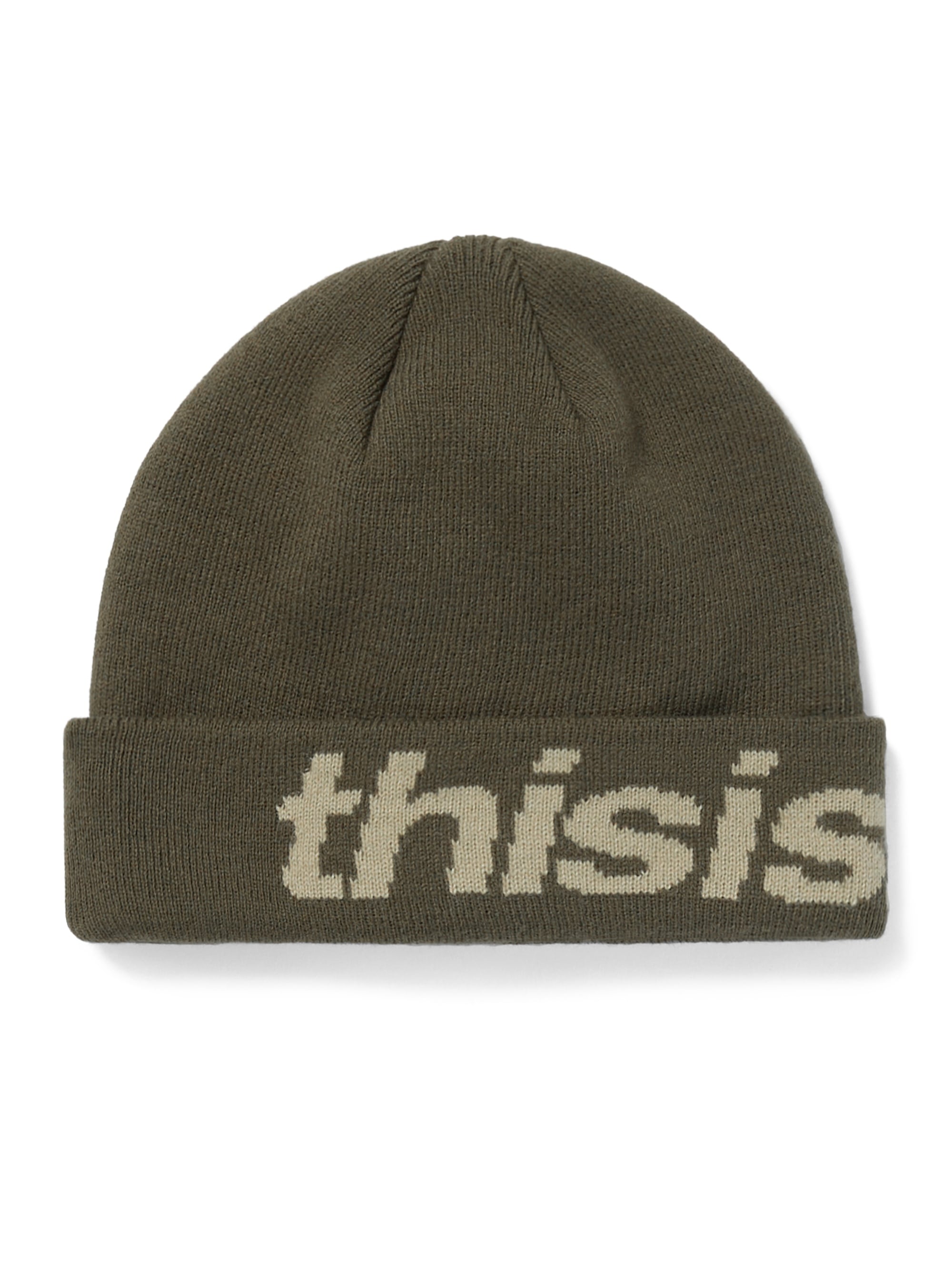 HSP-Logo Big Cuff Beanie – thisisneverthat® JP