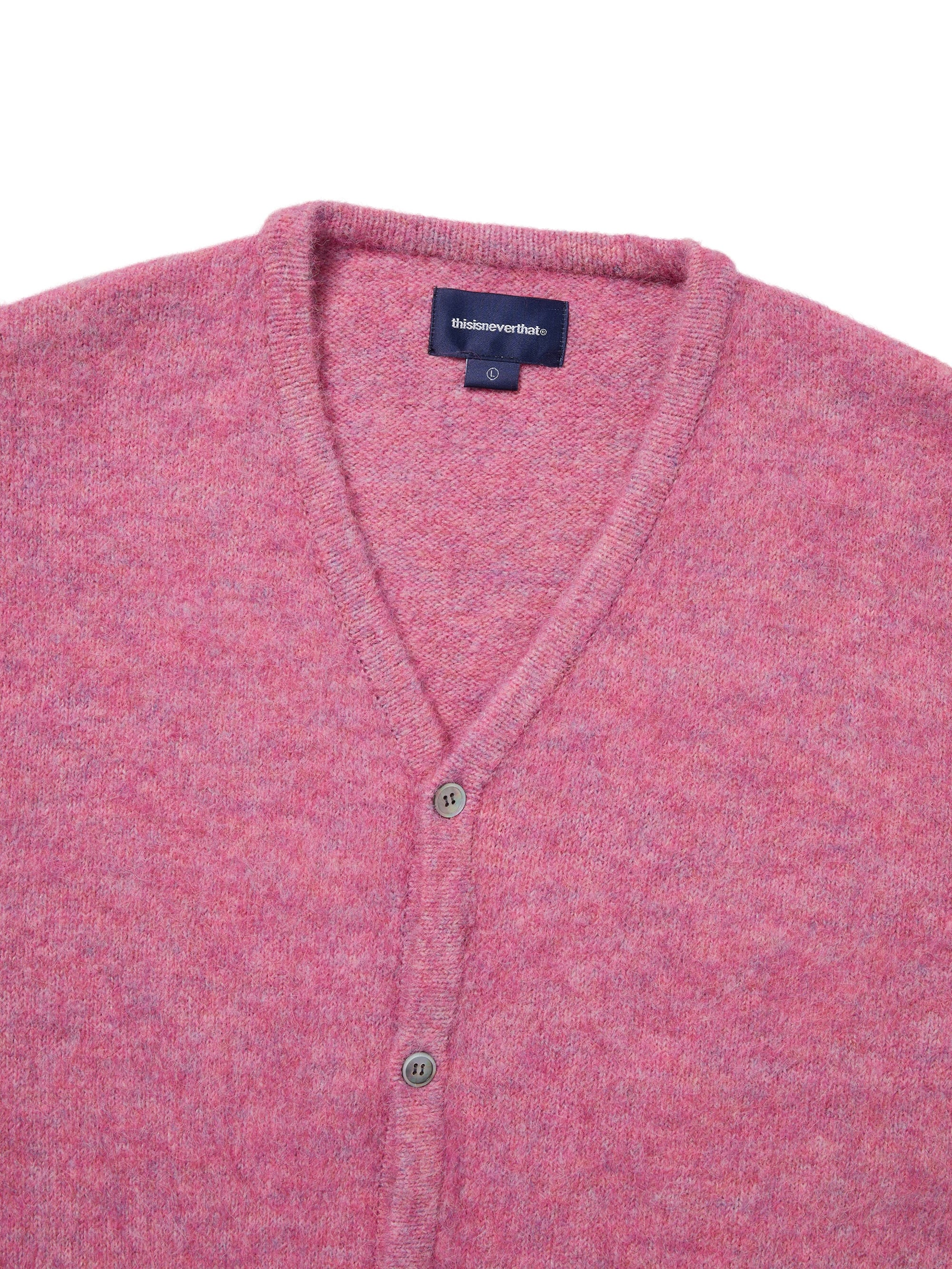 Hairy Knit Cardigan – thisisneverthat® JP