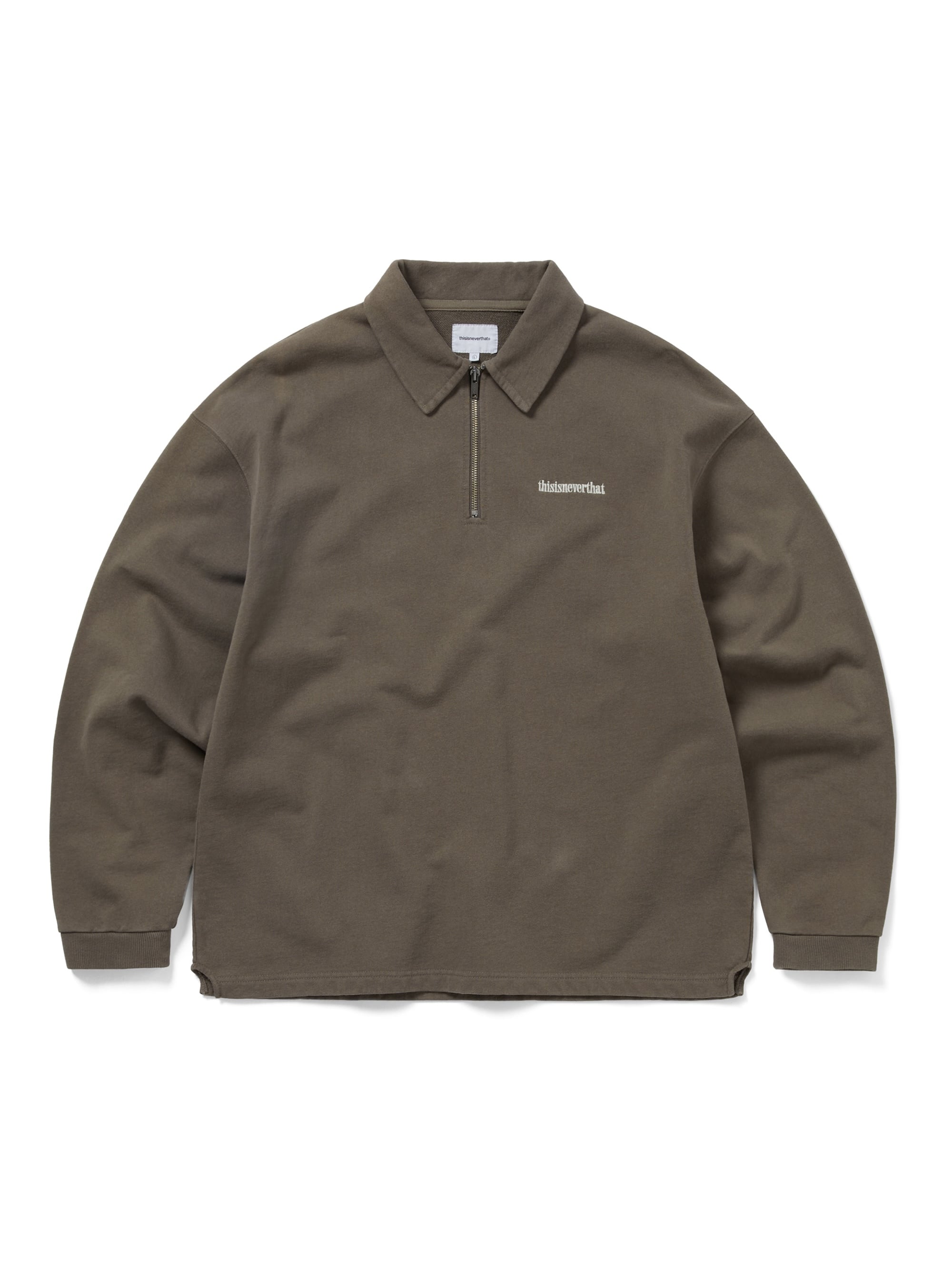 Half Zip Polo Sweatshirt