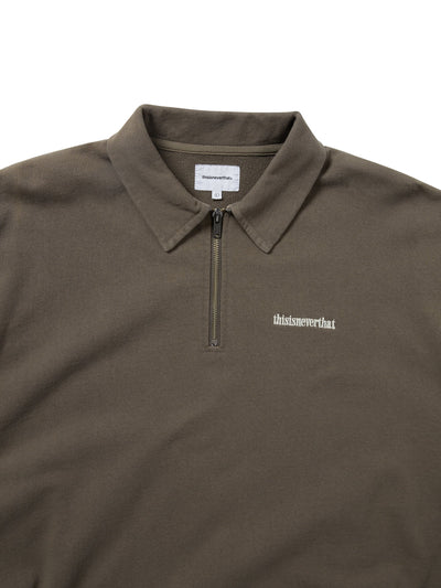 Half Zip Polo Sweatshirt