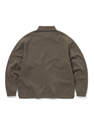 Half Zip Polo Sweatshirt