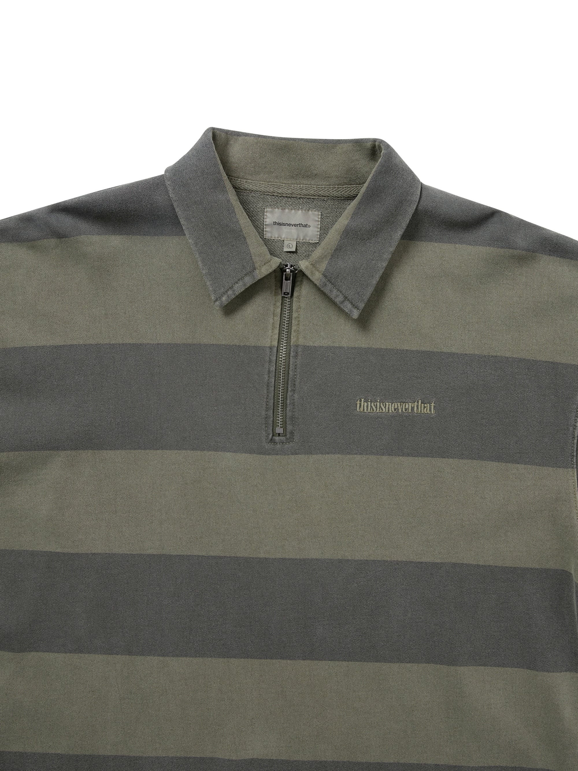 Half Zip Polo Sweatshirt