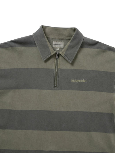 Half Zip Polo Sweatshirt