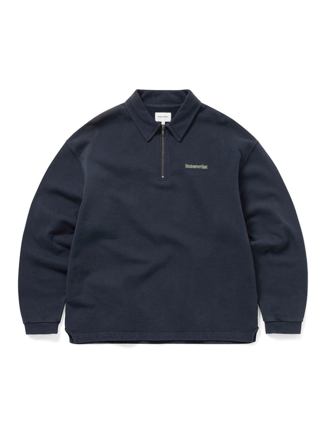 Half Zip Polo Sweatshirt