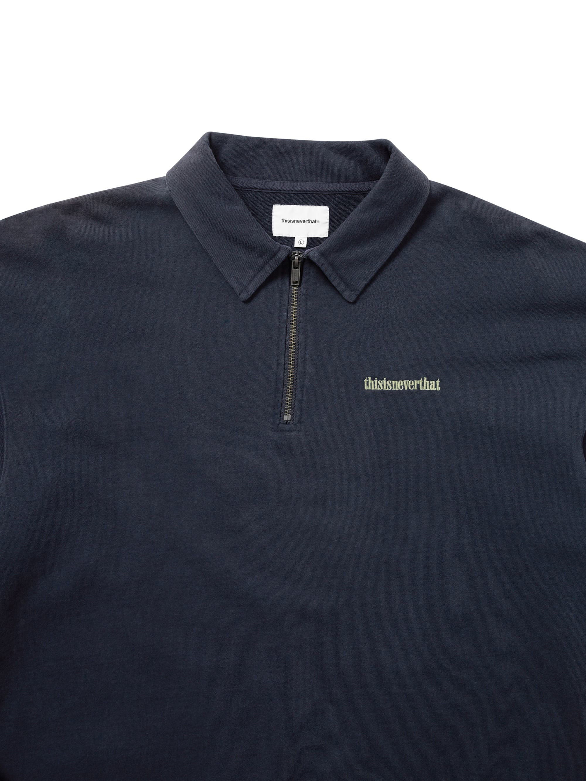 Half Zip Polo Sweatshirt
