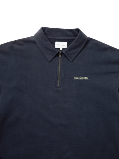 Half Zip Polo Sweatshirt