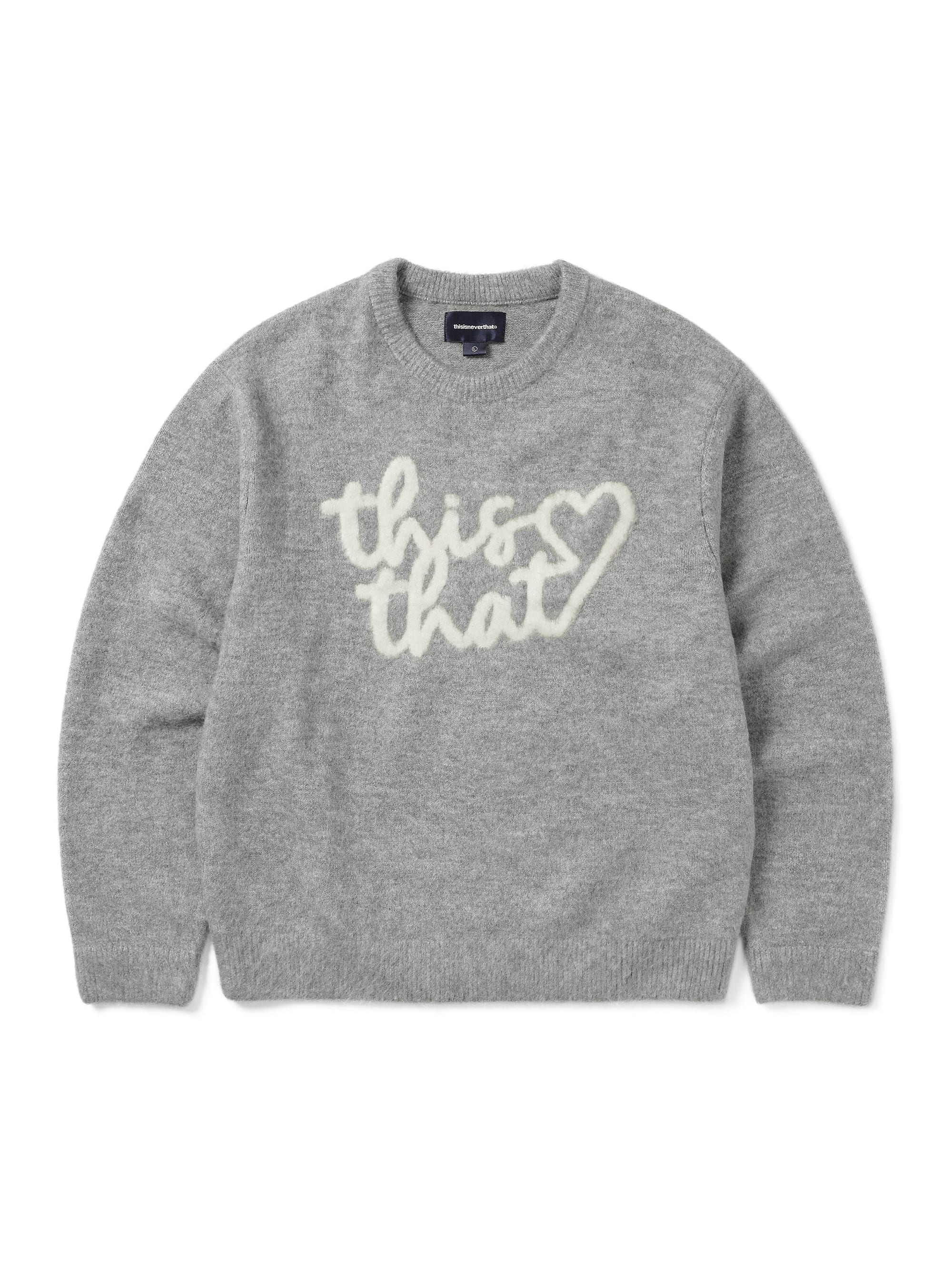 Heart Logo Knit Sweater