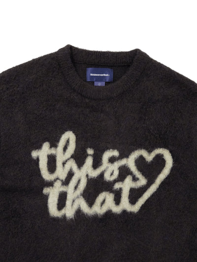 Heart Logo knit Sweater