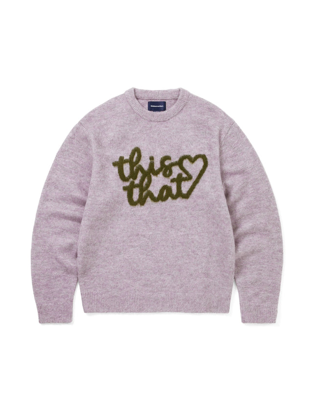 Heart Logo knit Sweater