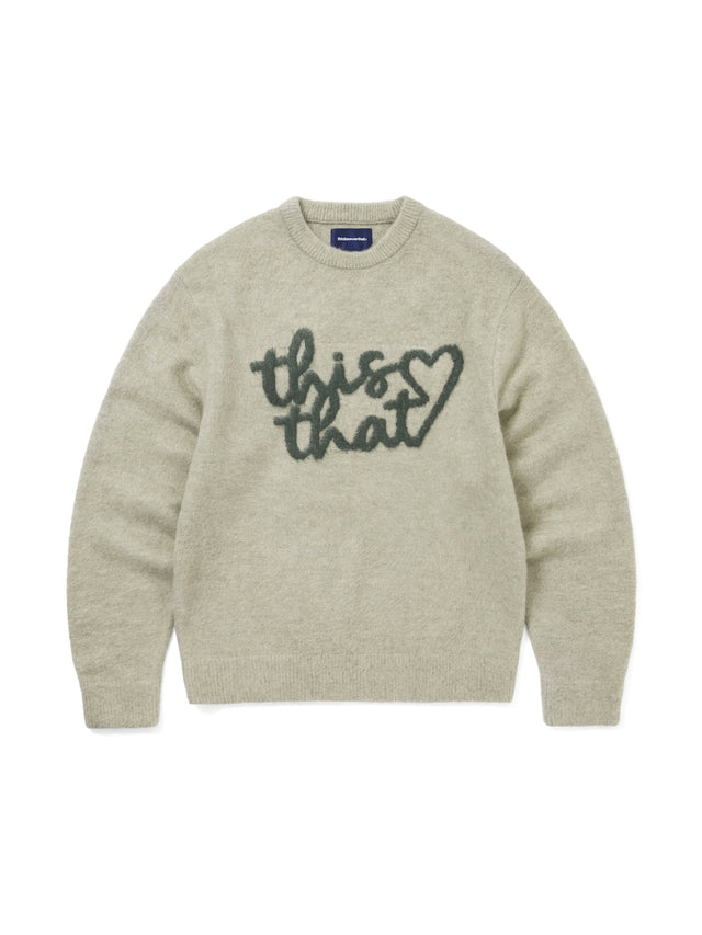 Heart Logo knit Sweater