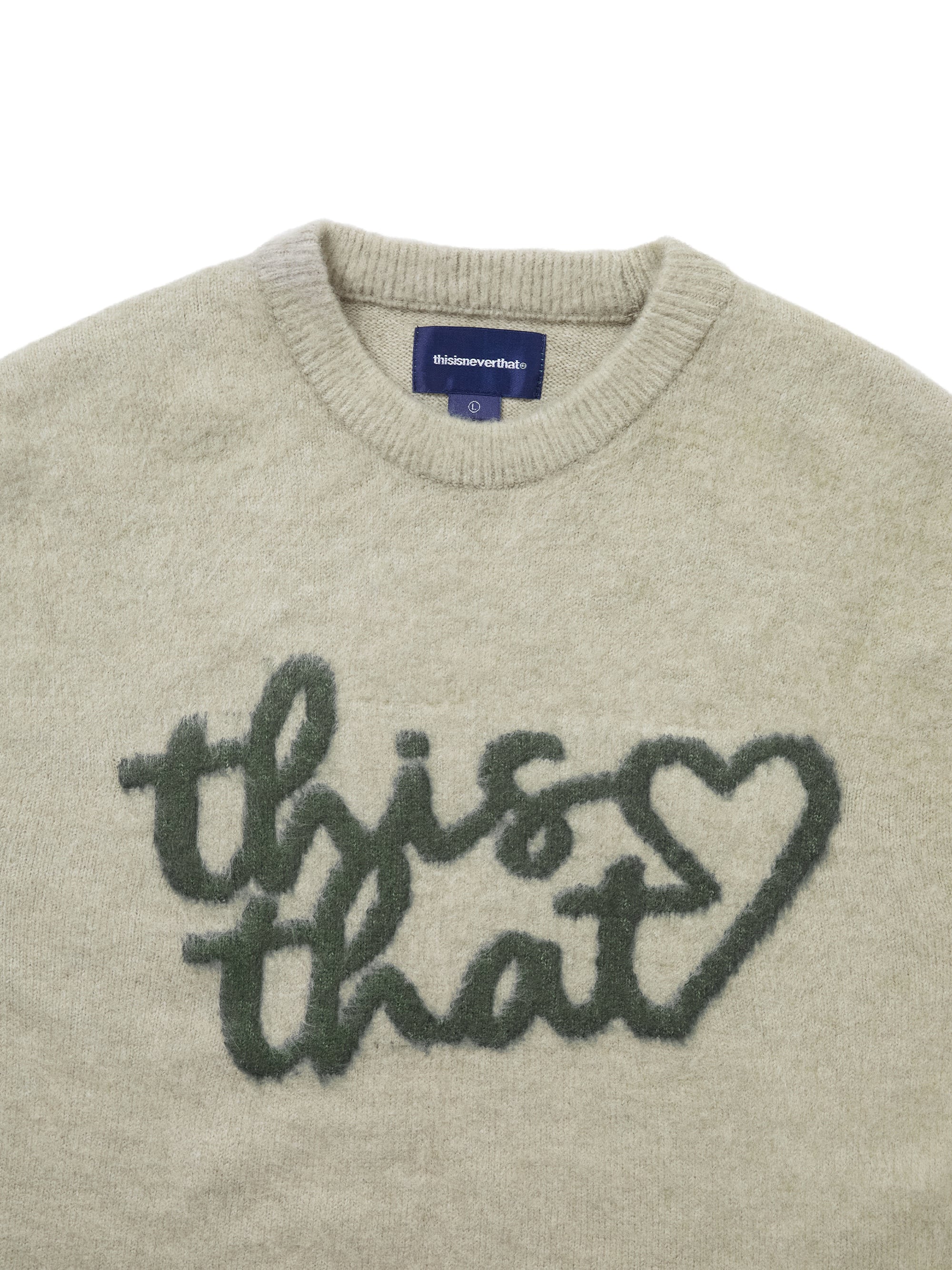 Heart Logo knit Sweater