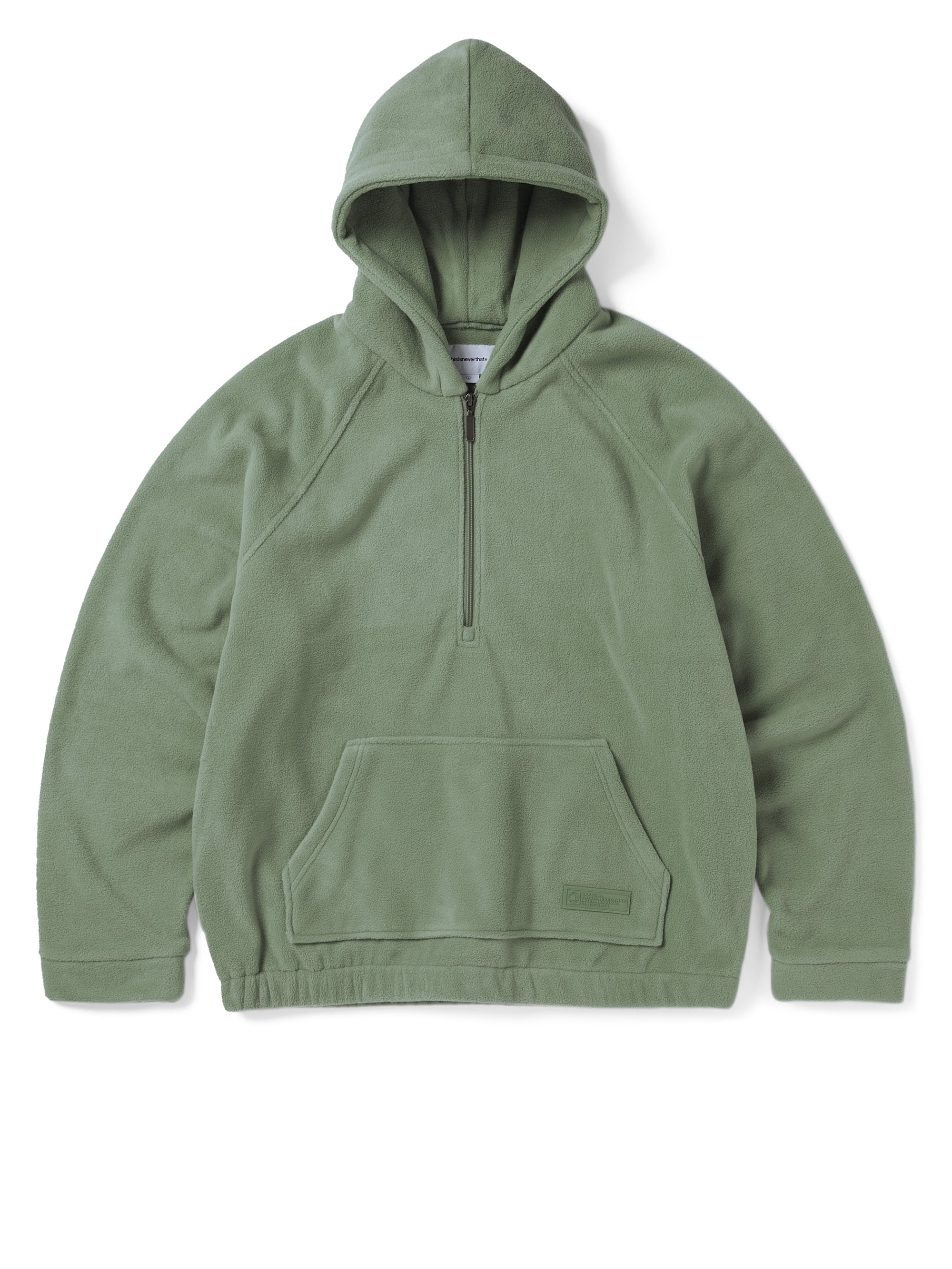 Hooded Fleece Half Zip Pullover