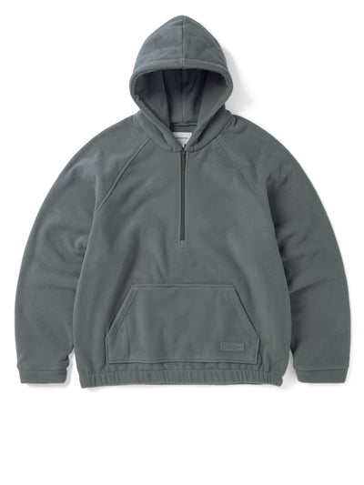 Hooded Fleece Half Zip Pullover