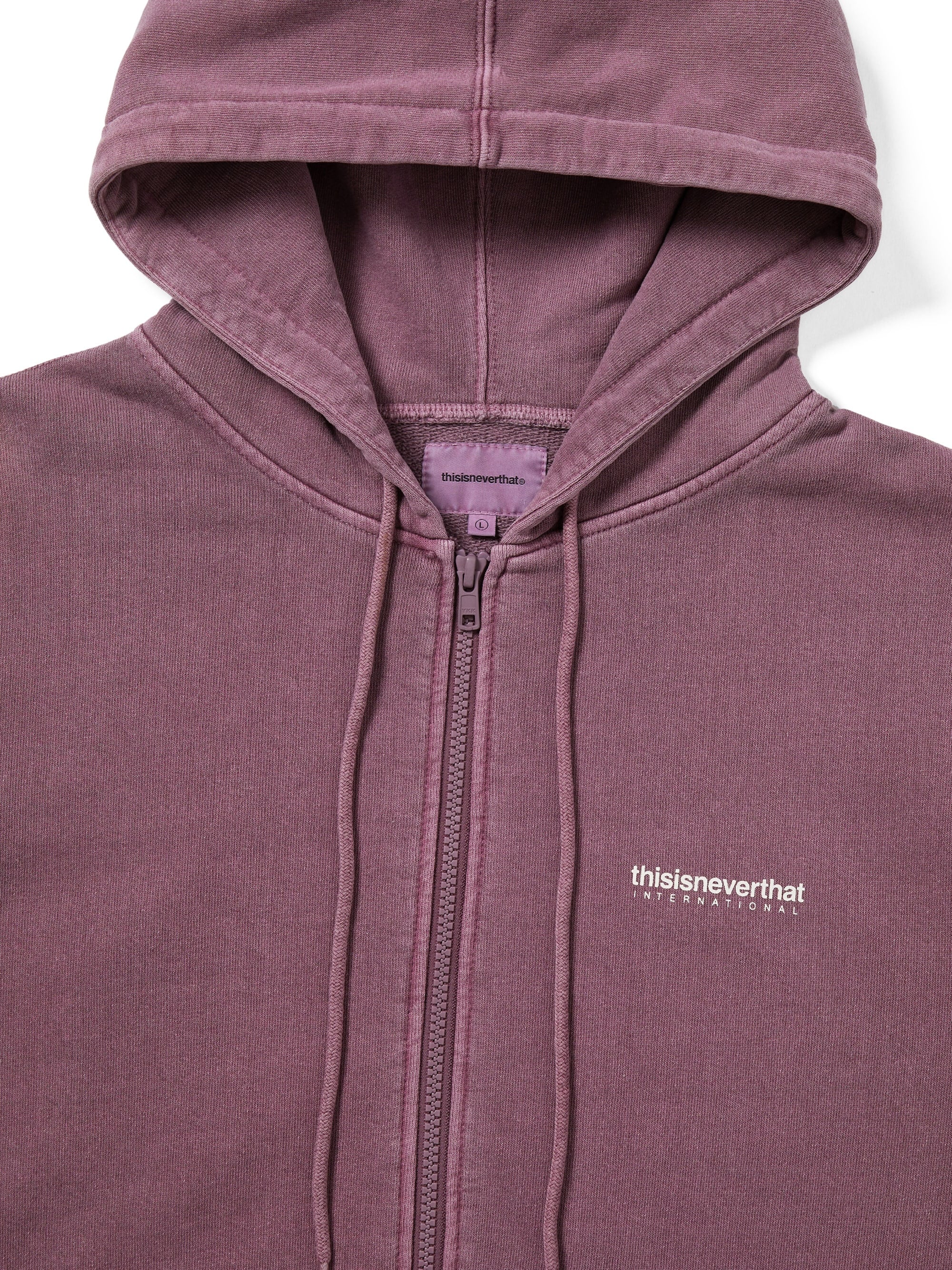 INTL. Logo Zip Up Hoodie
