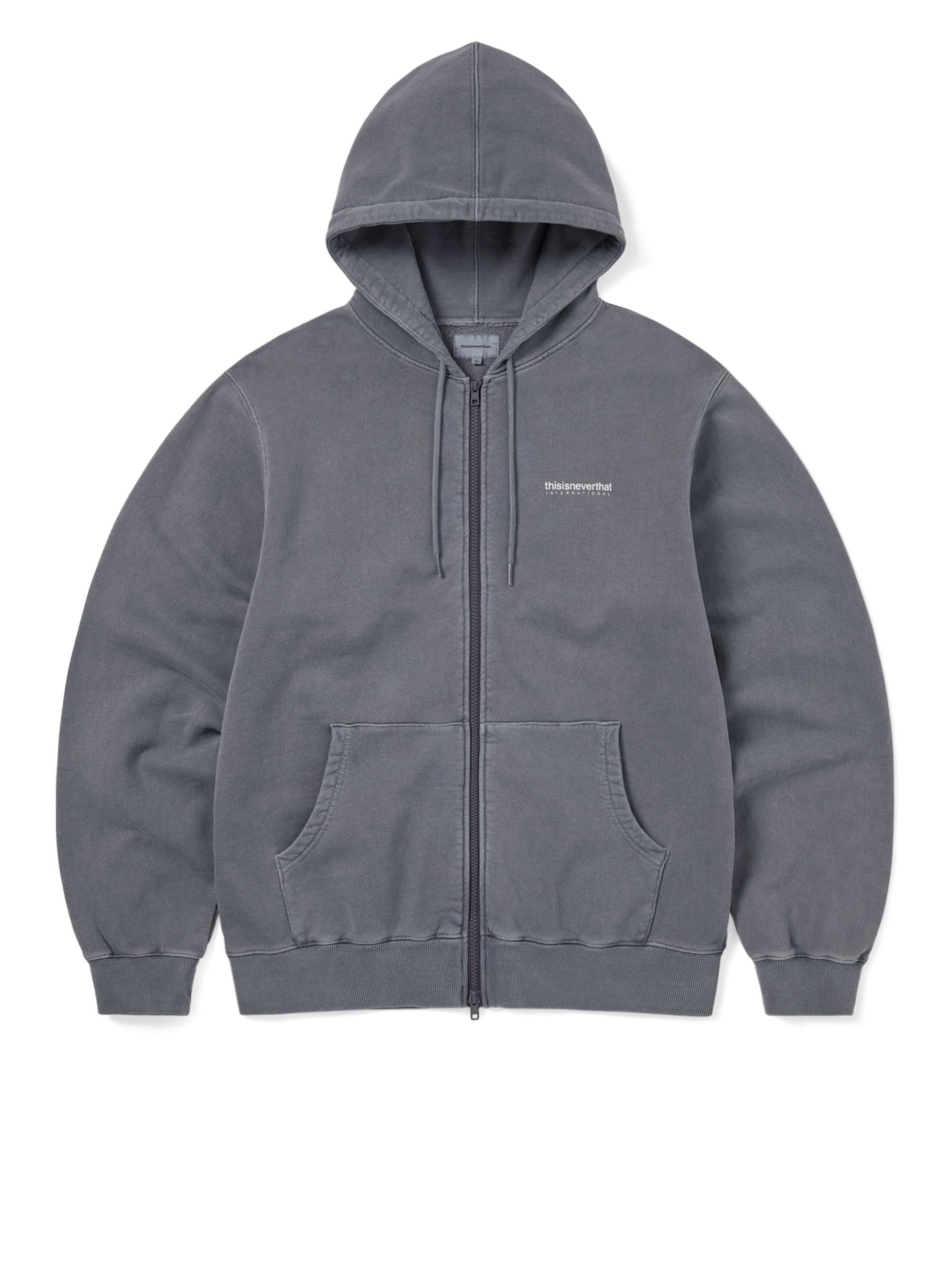 INTL. Logo Zip Up Hoodie