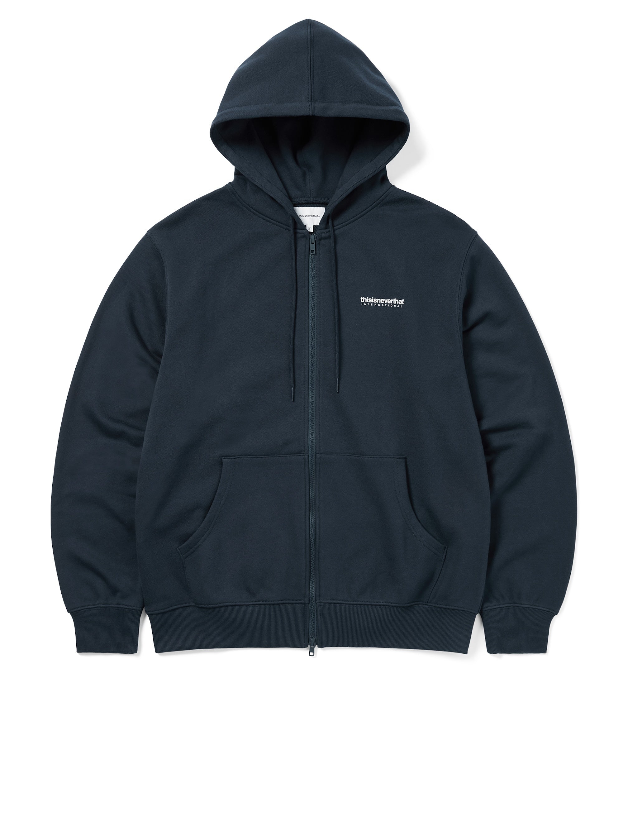 INTL. Logo Zip Up Hoodie