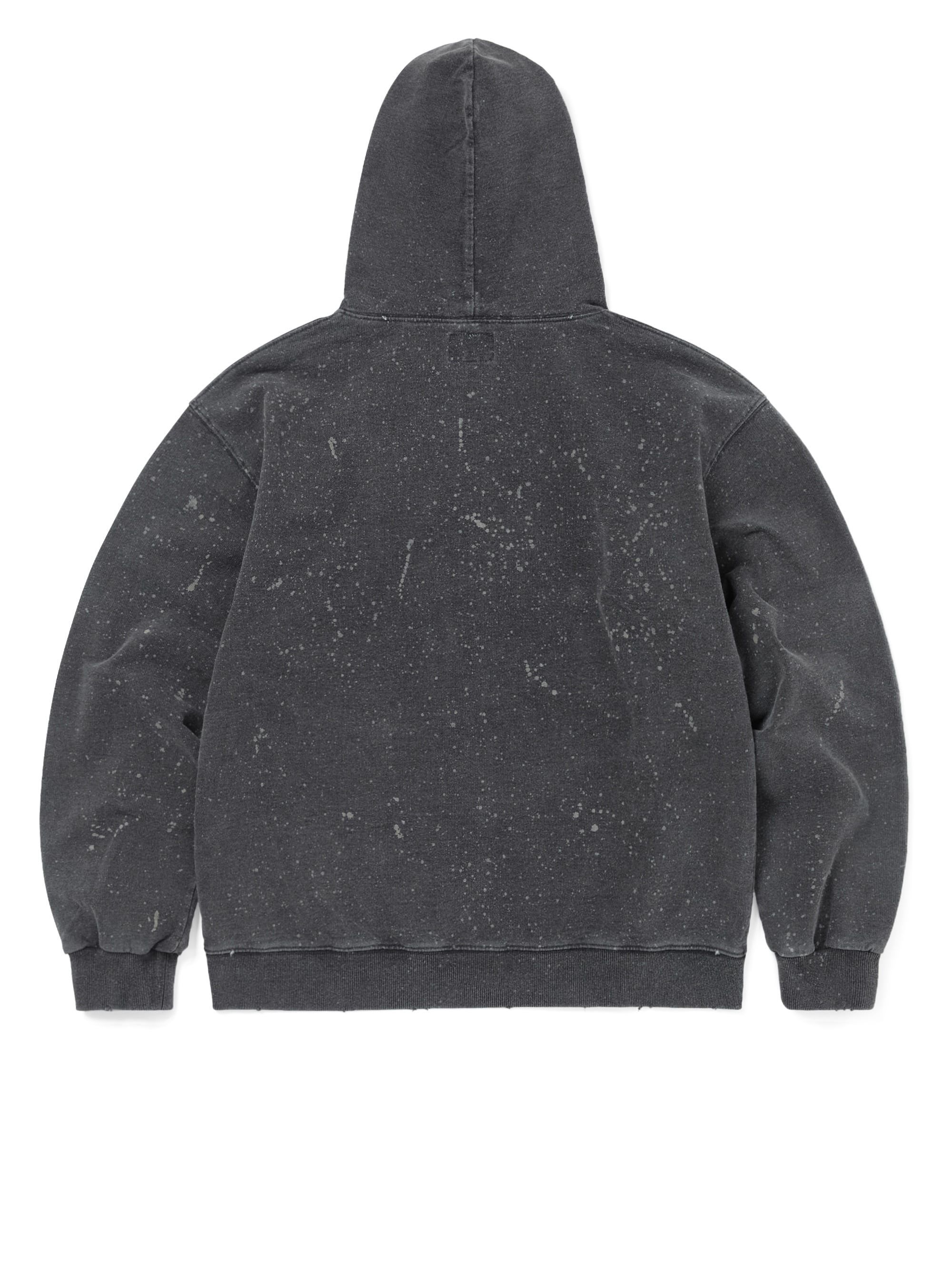 Indigo Dyed Zip Up Hoodie