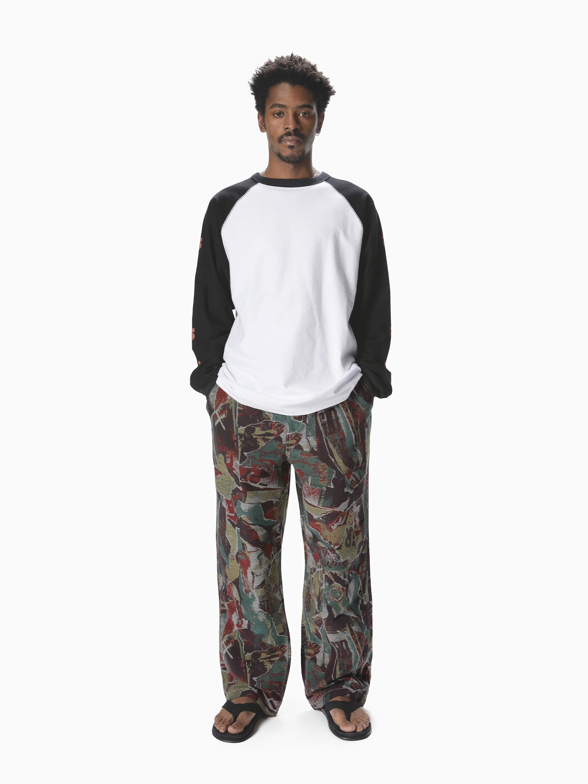 Jacquard Loose Pant