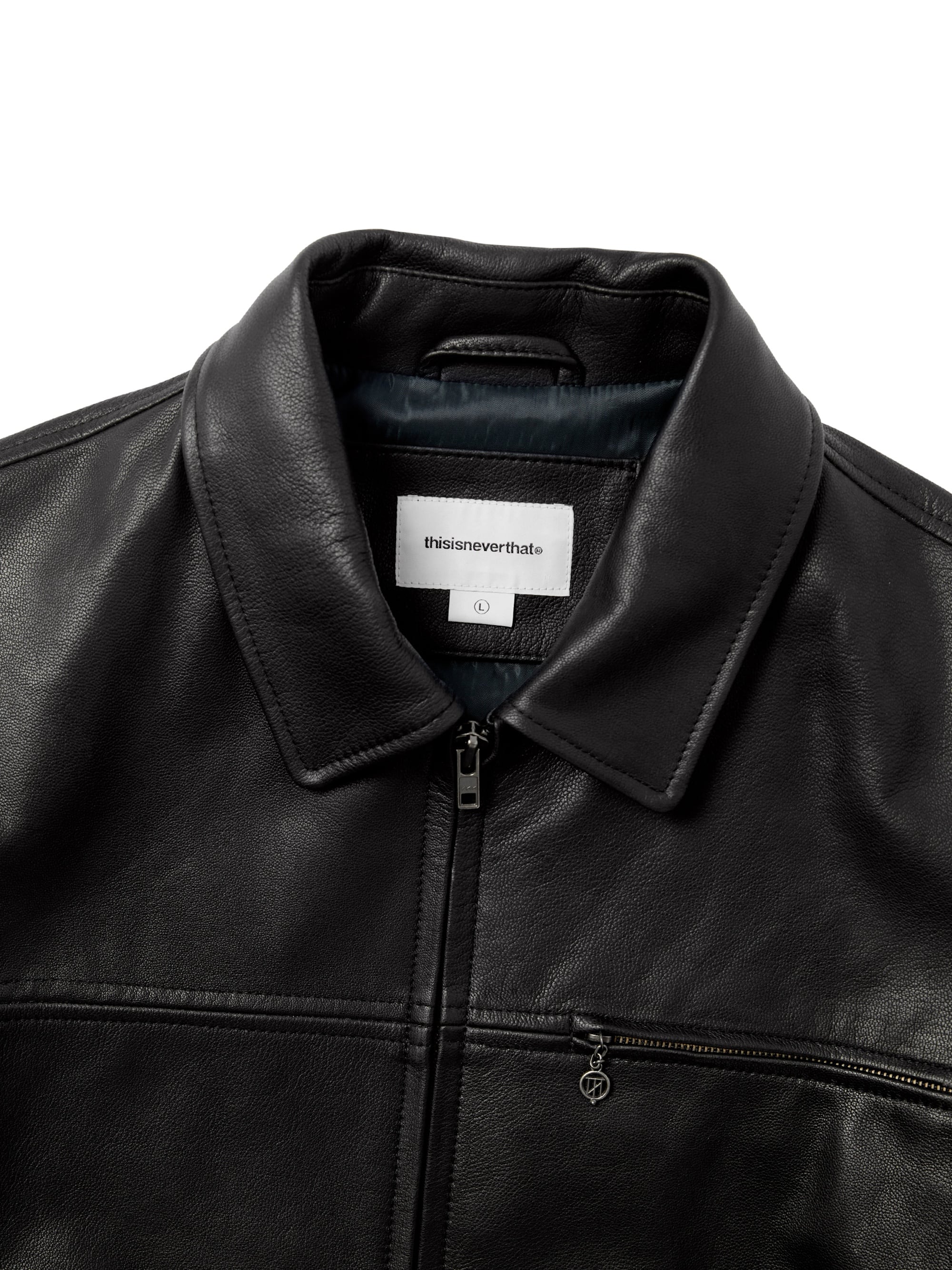 Leather Harrington Jacket