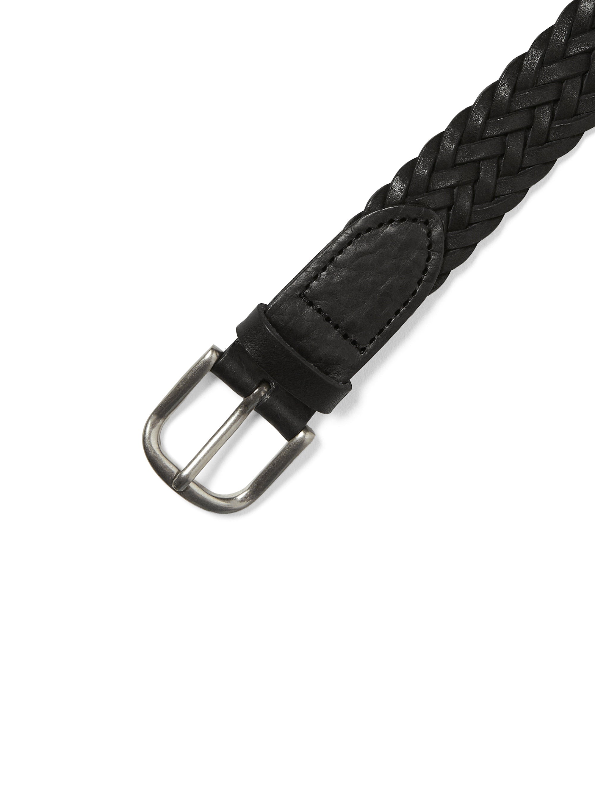 (FW25)Leather Mesh Belt
