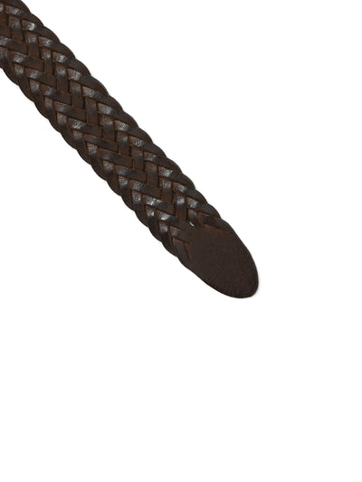 (FW25)Leather Mesh Belt