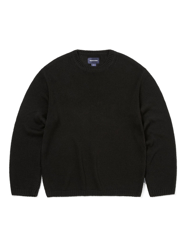 Loose Gauge Knit Crew