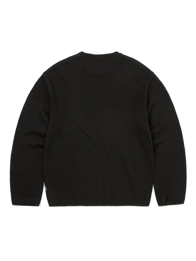Loose Gauge Knit Crew