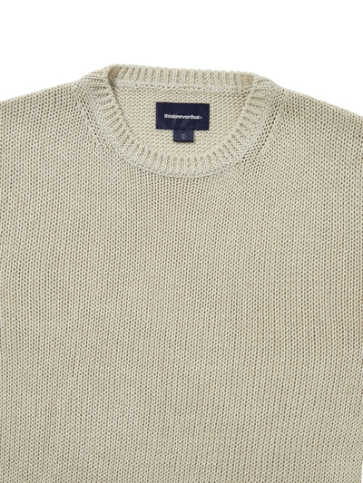 Loose Gauge Knit Crew