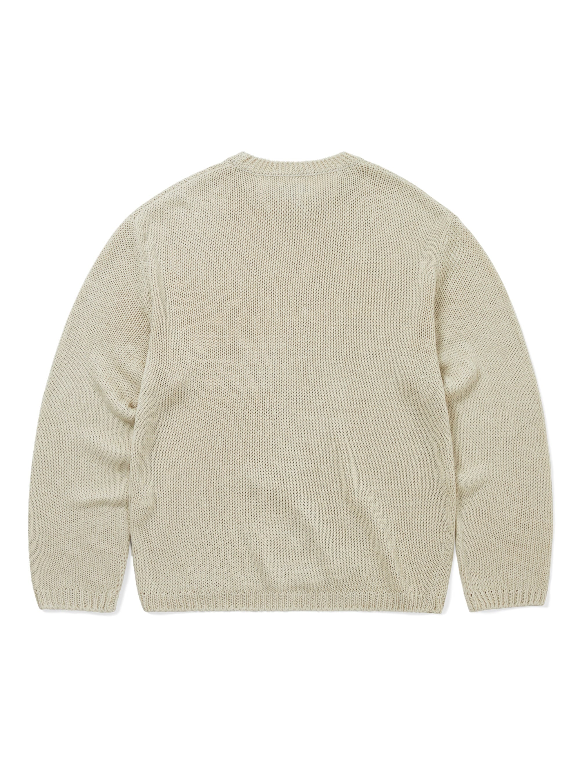 Loose Gauge Knit Crew