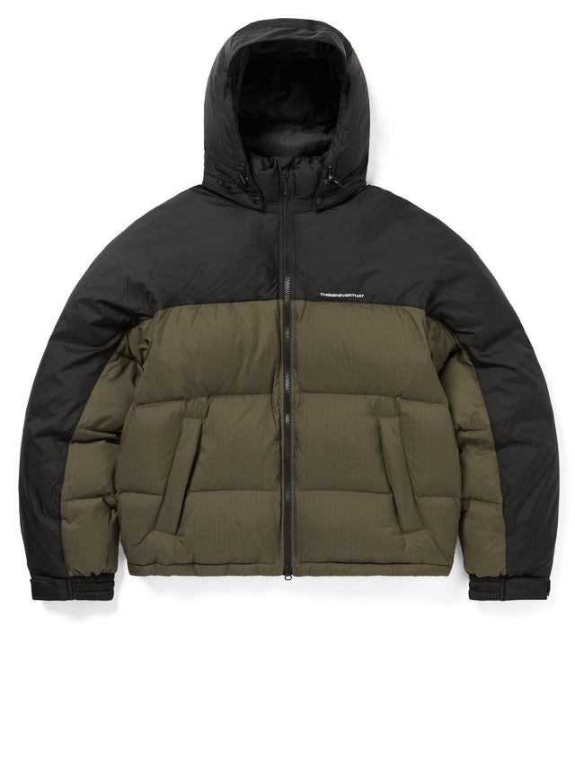 Multi-Ripstop Down Puffer Jacket