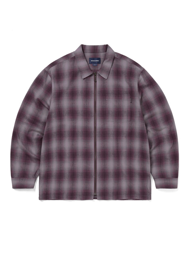 Nep Check Zip Shirt