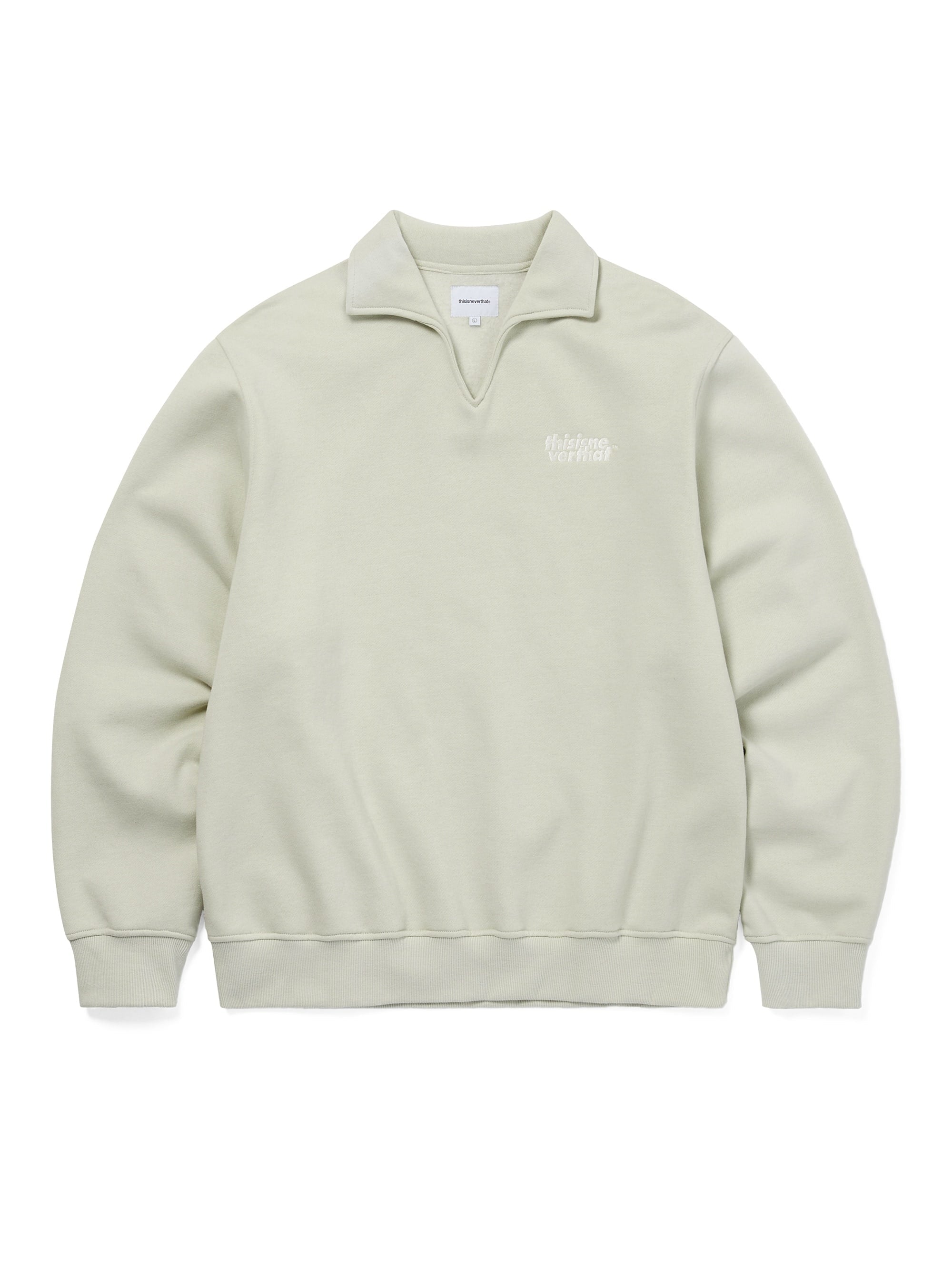 Open Collar Sweatshirt