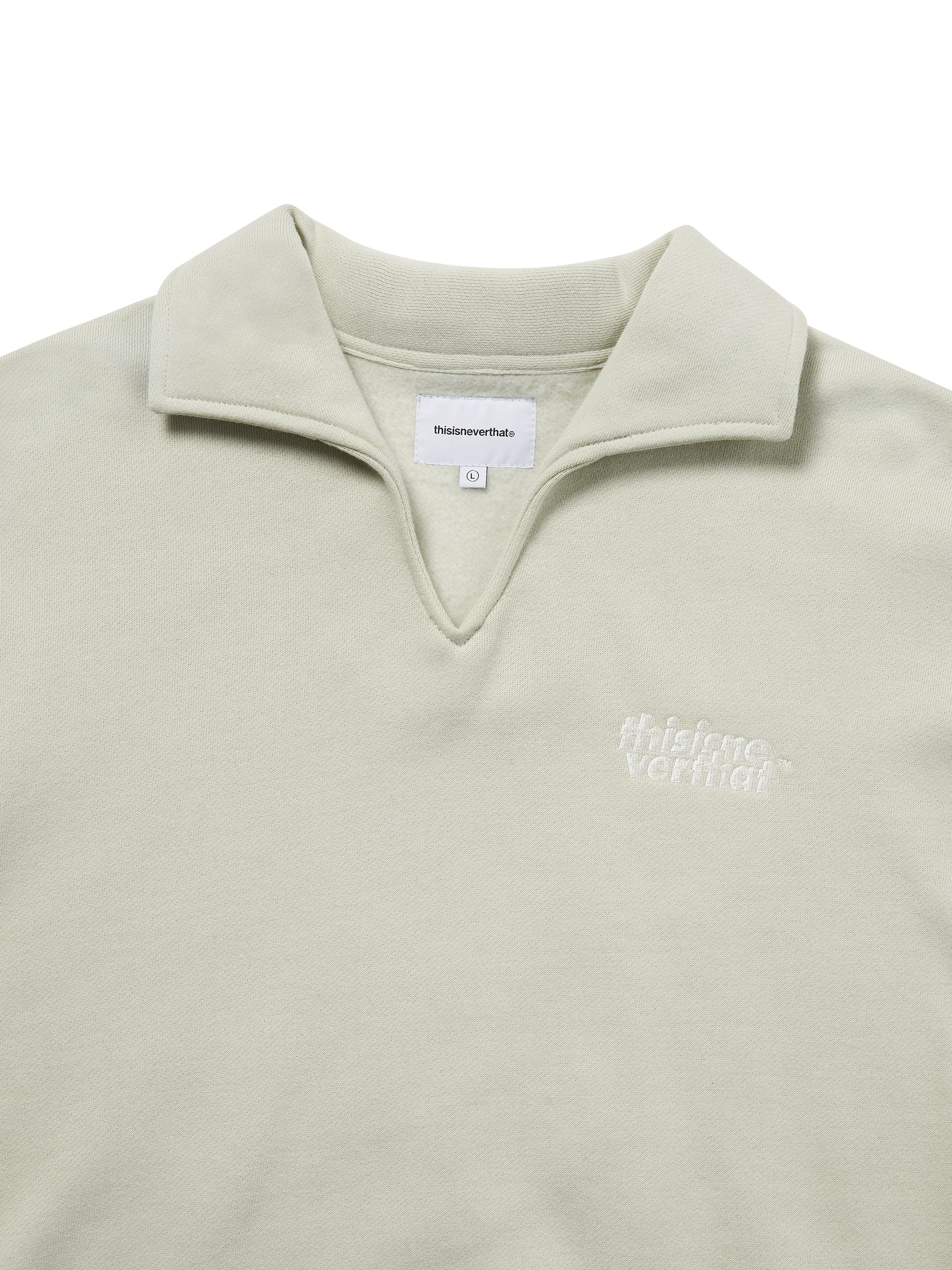 Open Collar Sweatshirt