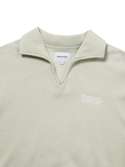 Open Collar Sweatshirt