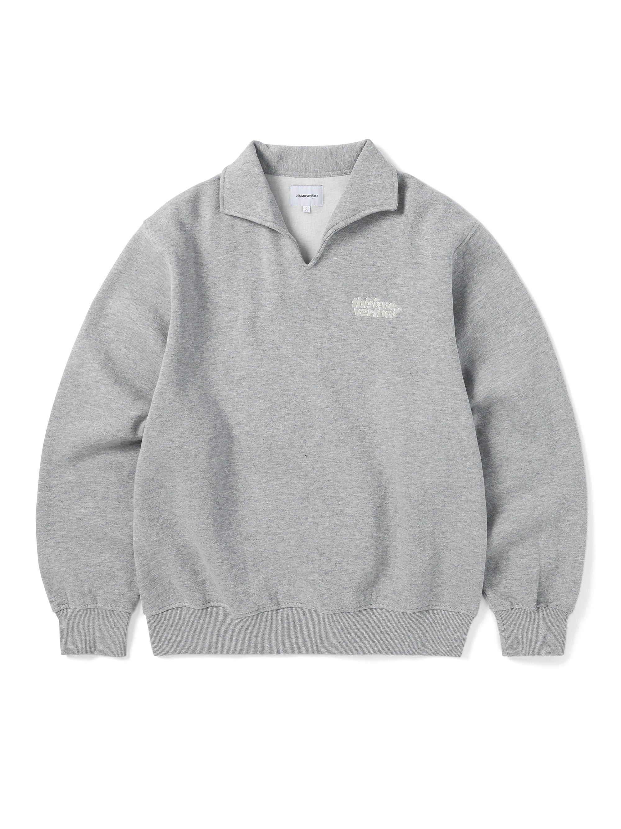 Open Collar Sweatshirt