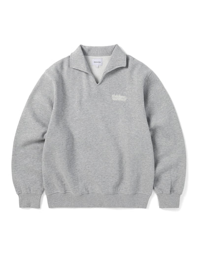 Open Collar Sweatshirt