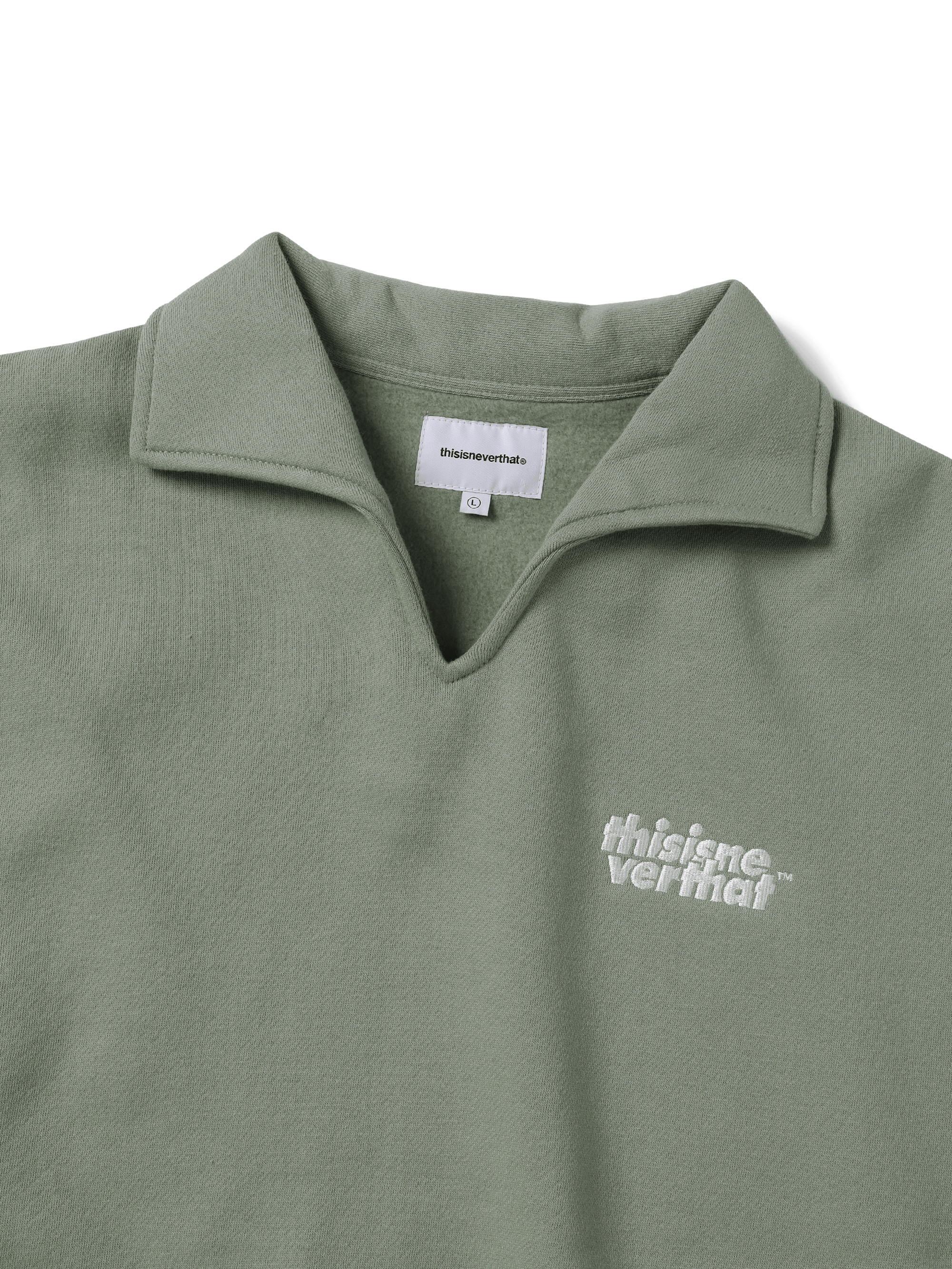 FW24)Open Collar Sweatshirt – thisisneverthat® JP FW24)Open Collar Sweatshirt – thisisneverthat® JP