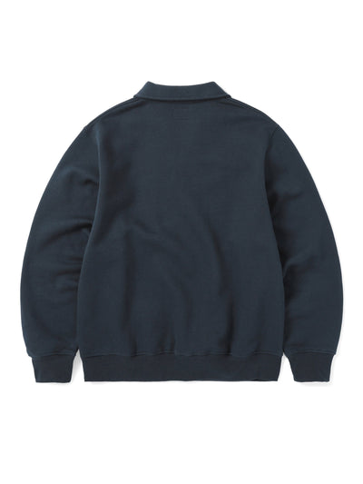 Open Collar Sweatshirt