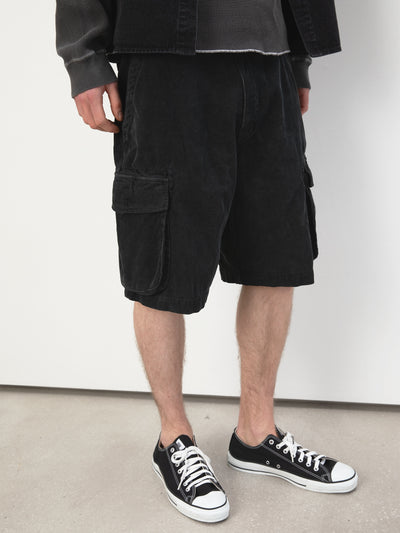 Overdyed Corduroy Cargo Short