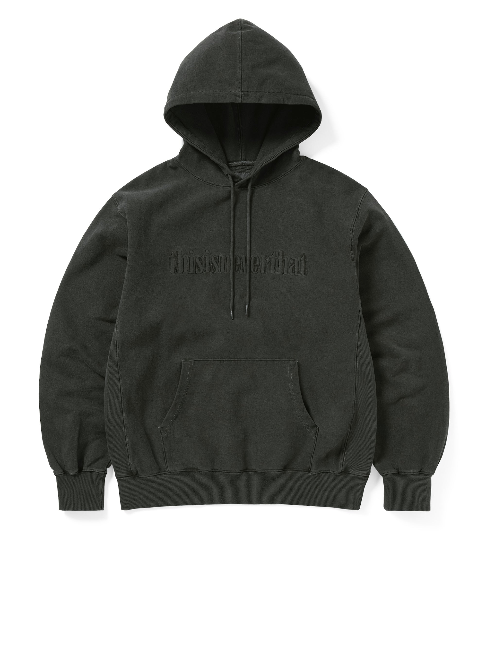 Overdyed Embroidery Hoodie