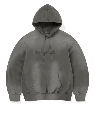 Overdyed Embroidery Hoodie