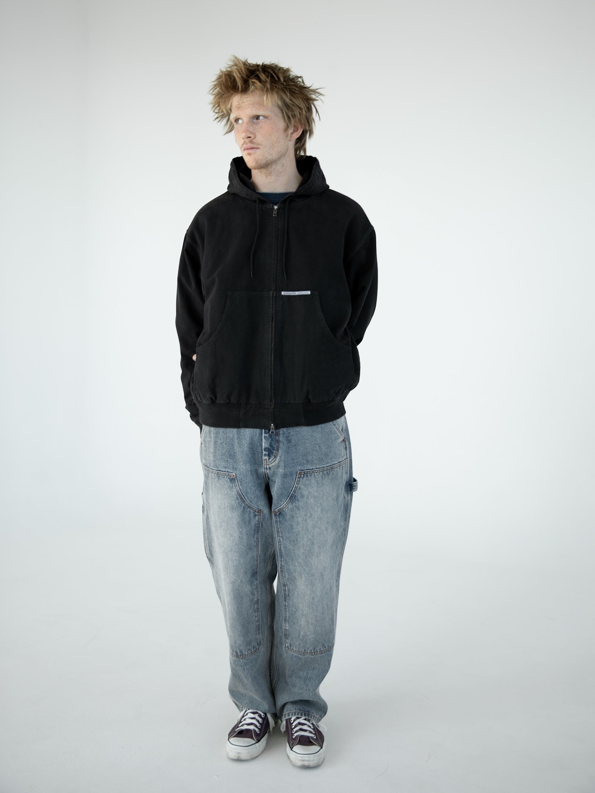 Overdyed Hooded Jacket