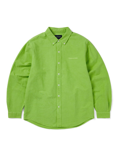 Overdyed T-Logo Oxford Shirt