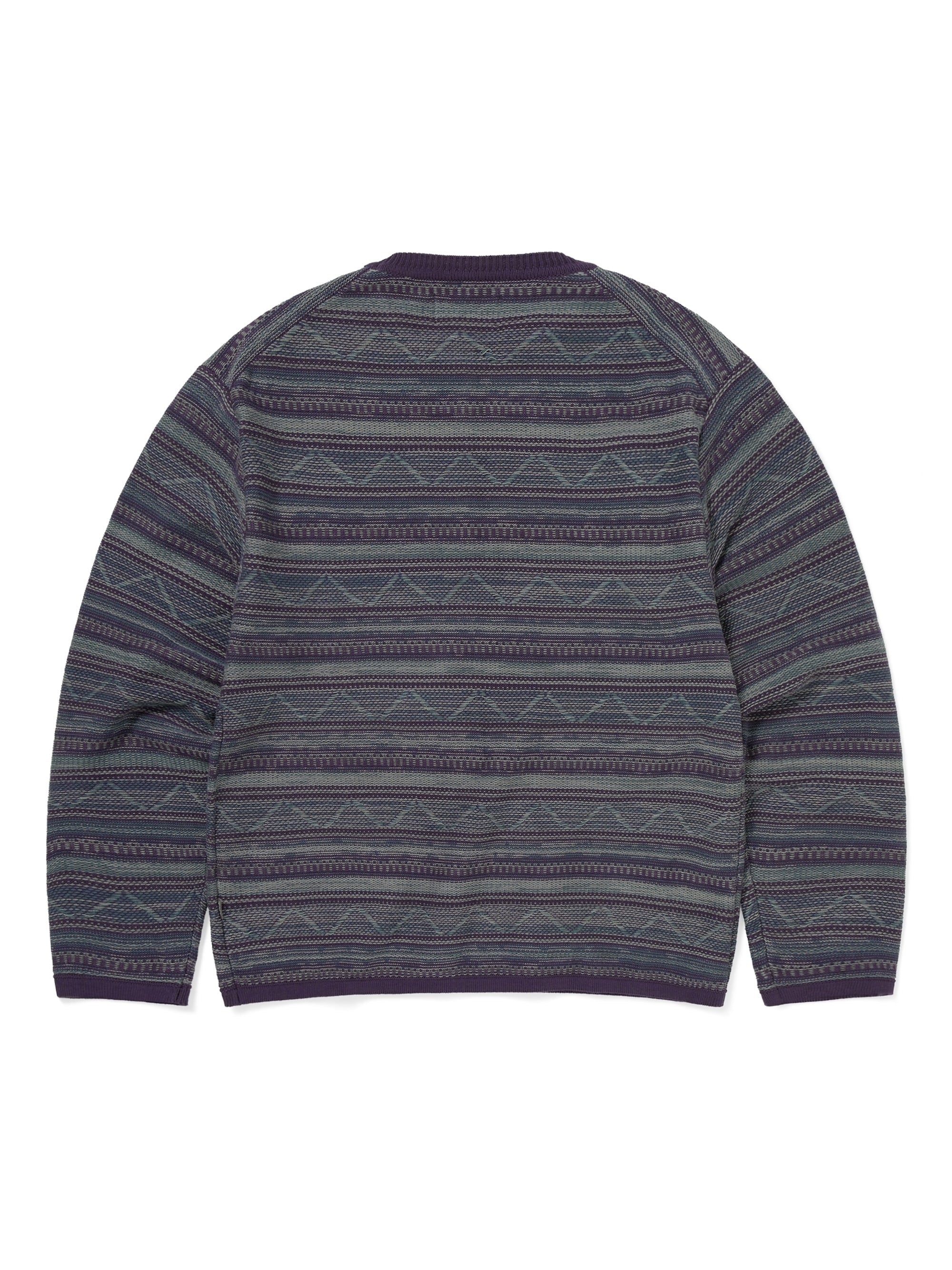 Pattern Knit Crew