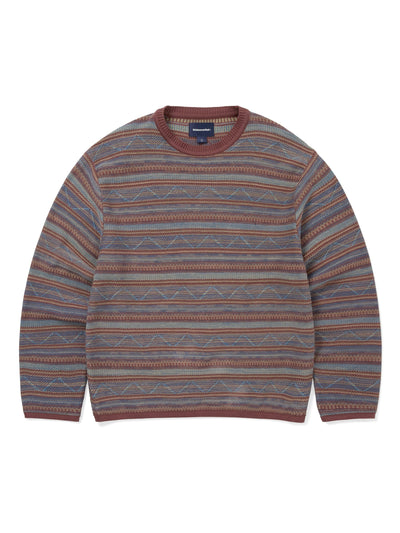 Pattern Knit Crew