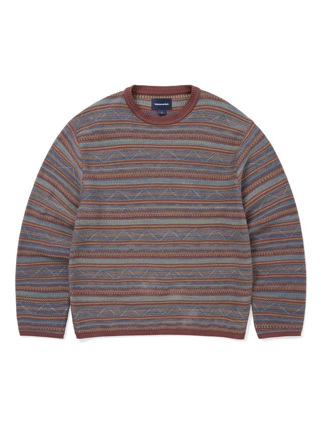 Pattern Knit Crew